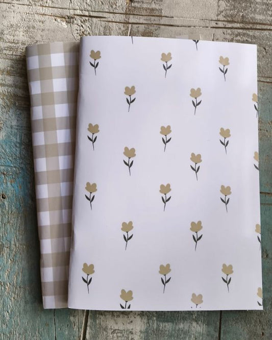 Set de cuadernos diseño otoño.
