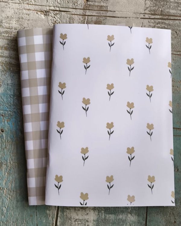 Set de cuadernos diseño otoño.